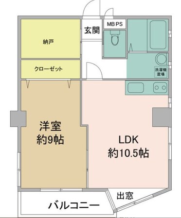 ダイアパレス阿波座の物件間取画像